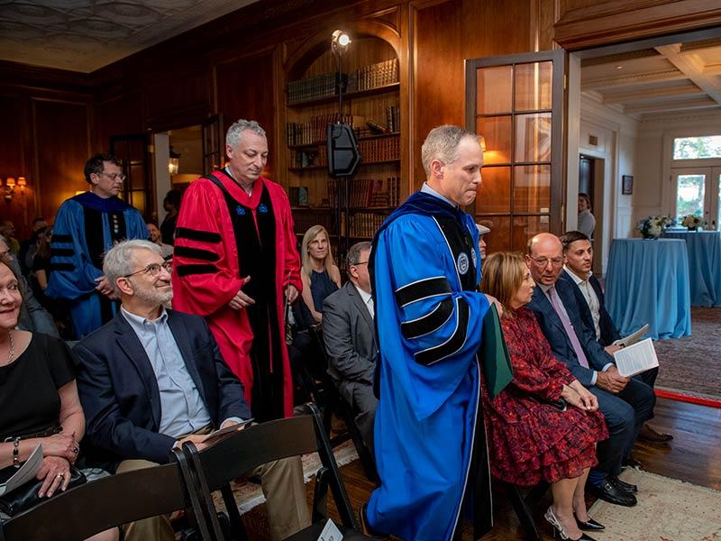 Michael Cohen, Provost Robin Forman and Dean Brian T. Edwards