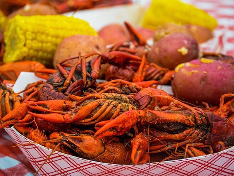 Crawfest will take place on Saturday, April 17, from 1 to 6:30 p.m. with virtual performances and in-person food distribution 
