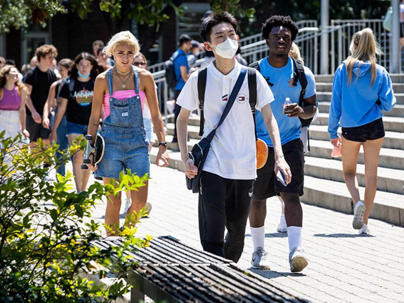 Thanks to federal and local investments to improve levees and other flood protection infrastructure, Tulane University will welcome students back to campus for in-person classes on Sept. 27 following Hurricane Ida. (Photo by Rusty Costanza) 