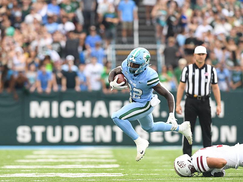 Tulane Green Wave football player Tyjae Spears