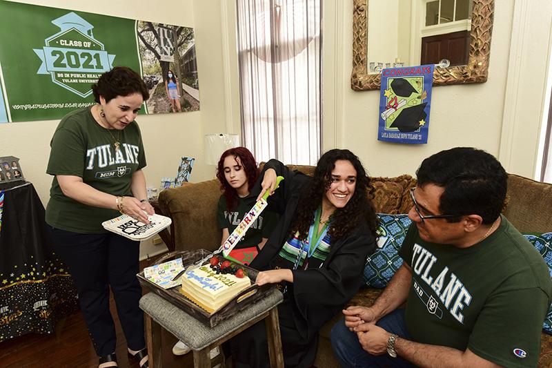 Layla Babahaji and family