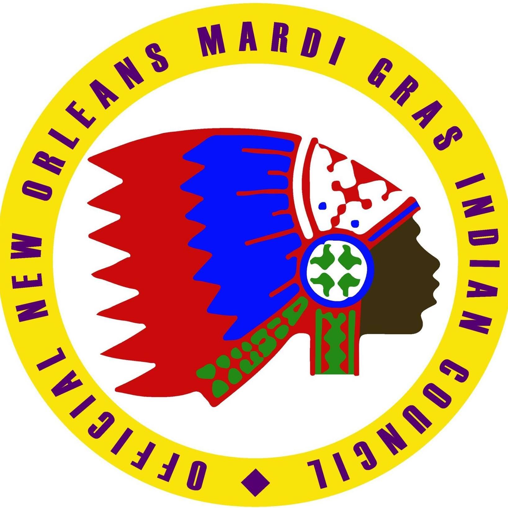 Mardi Gras Indian Council logo