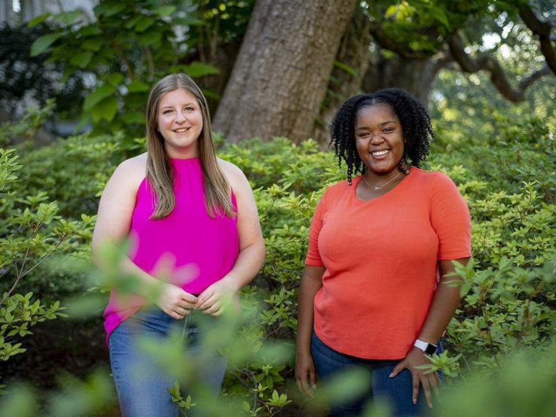 Nelly Bruce and Mollie Sloter