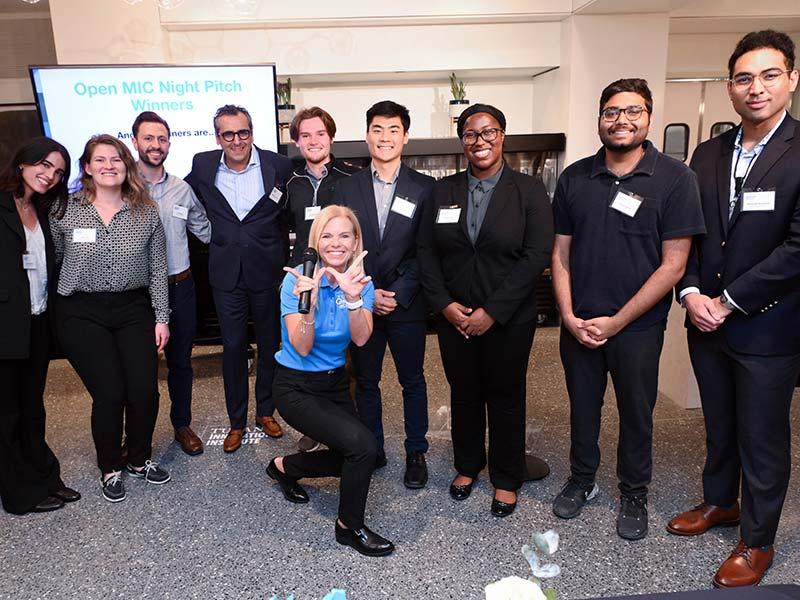 Winners of Tulane Innovation Institute Open MIC Night