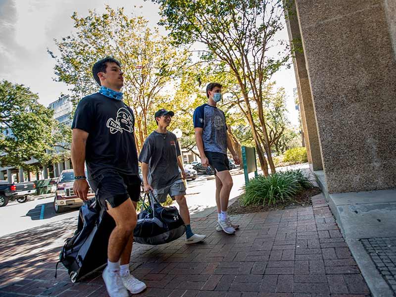 Tulane students return to campus post-Ida