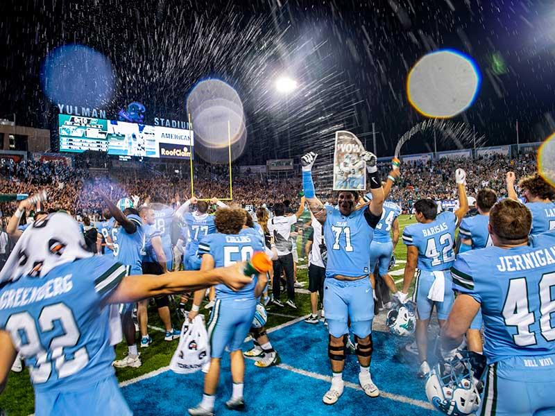 Yulman Stadium erupts into celebration as Green Wave captures AAC