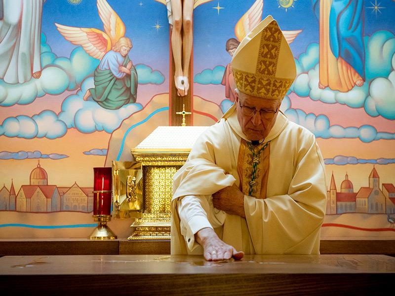 St. Martin chapel dedication altar 