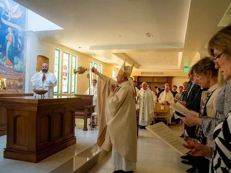 Chapel dedication incense 