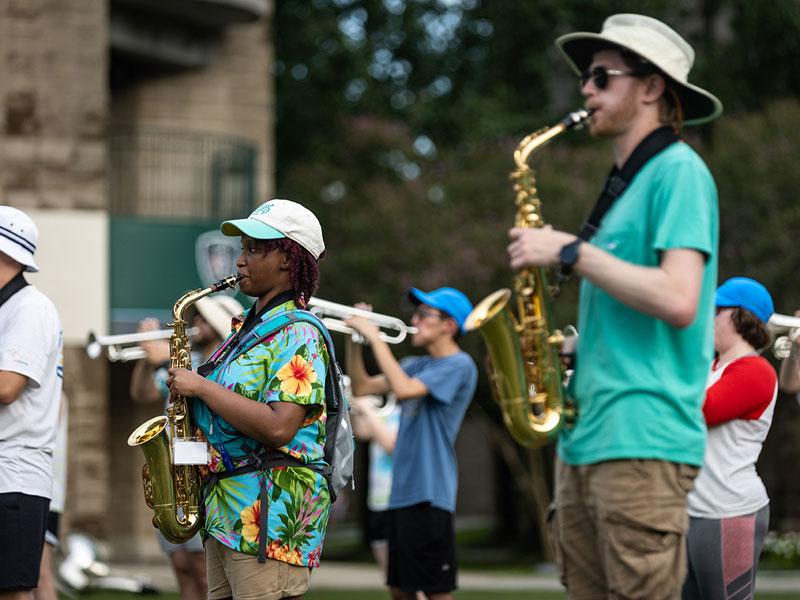 Tulane Band member MaKenzie Lemon