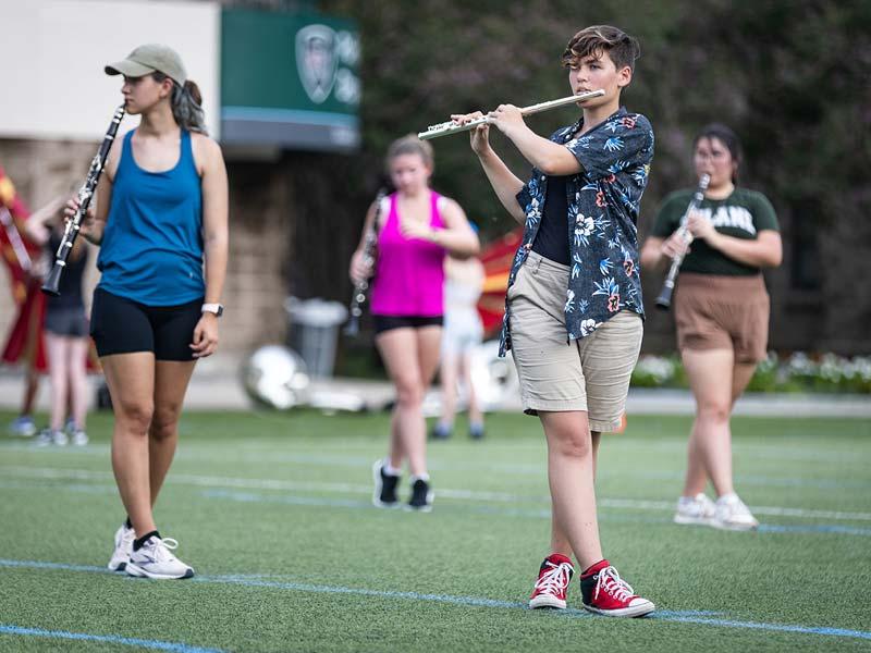 Tulane Band member Damien Cameron