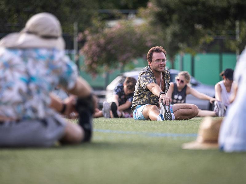 Tulane Band member Zach St. Pierre