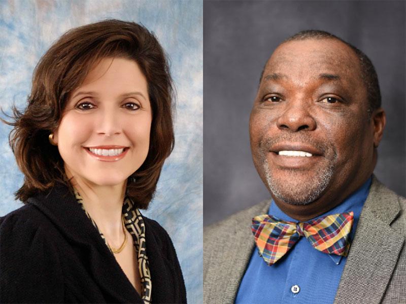 Tonette Krousel-Wood and Daniel Sarpong Tonette Krousel-Wood and Daniel Sarpong