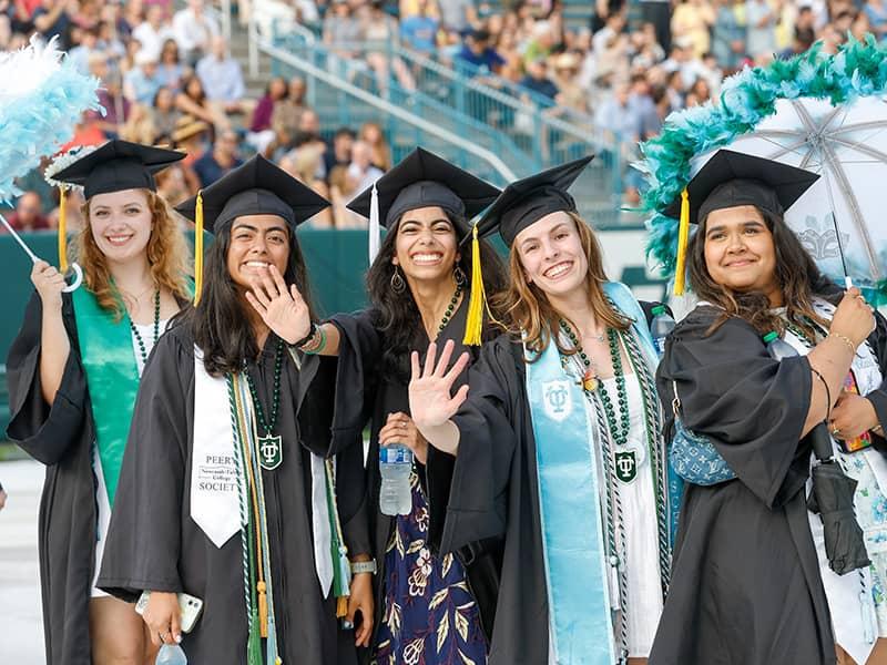 Tulane celebrates the Class of 2023 with rollicking ceremony Tulane
