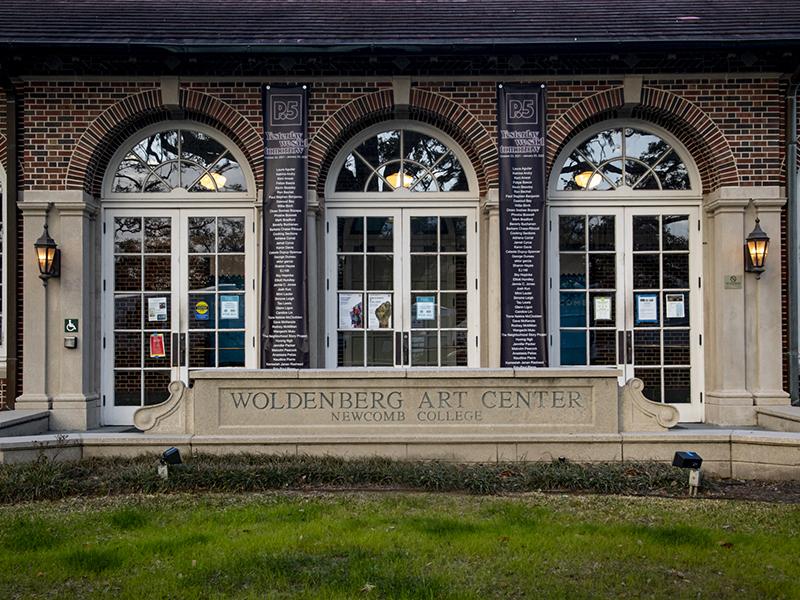 Newcomb Art Museum located in the Woldenberg Art Center on the uptown campus. 