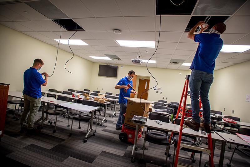 Tech upgrade in Newcomb Hall Tech upgrade in Newcomb Hall