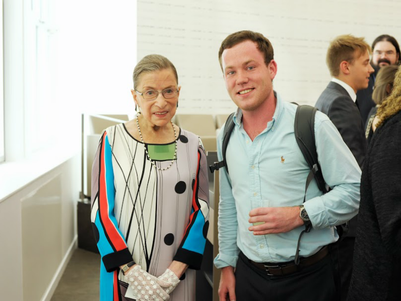 Justice Ginsburg left her mark on Tulane Law students, alumni