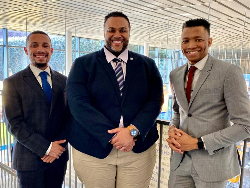 Second-year law students Reagan Roy (left) and Clarence “Trey” Roby III (right) Second-year law students Reagan Roy (left) and Clarence “Trey” Roby III (right)