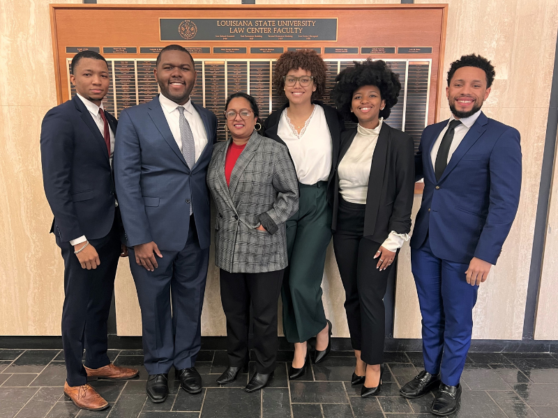 Tulane Black Law Student Association Moot Court team