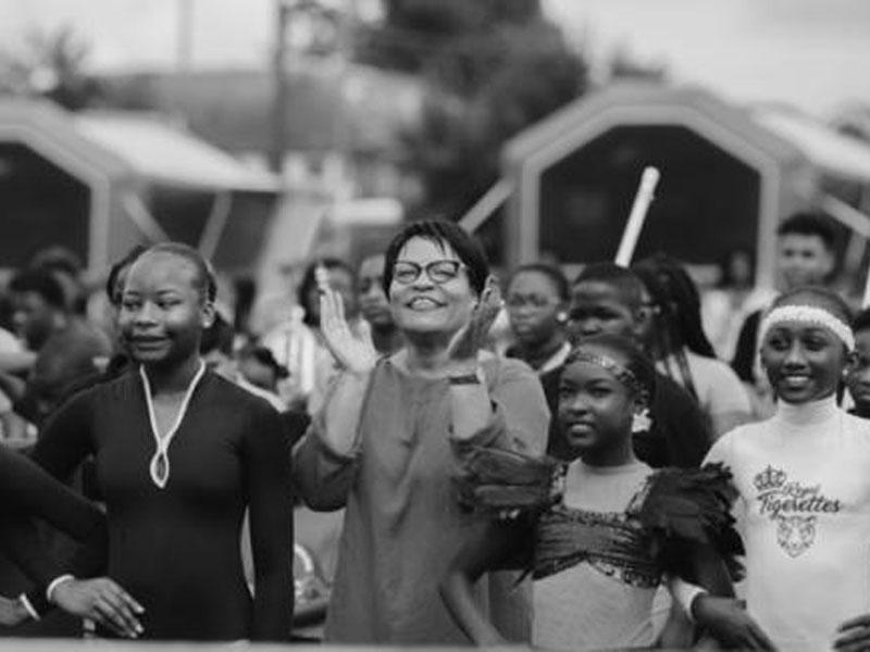 Mayor Cantrell and children