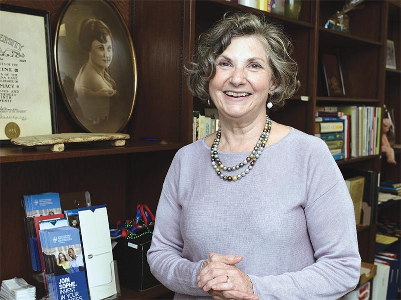 Elaine R. Hicks, research, education, and public health librarian at Tulane’s Rudolph Matas Library