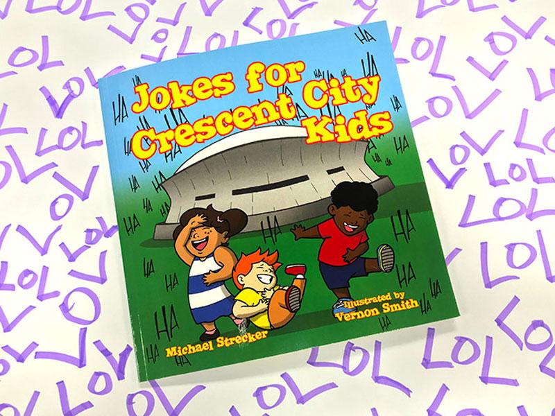 Staff member, comedian pens joke book for local children