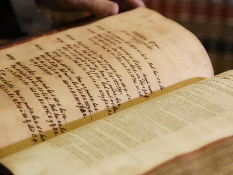 Donated two-century-old manuscript honored at Tulane Law Donated two-century-old manuscript honored at Tulane Law