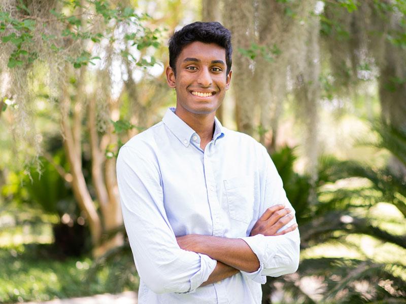 Rising senior Sahil Inaganti