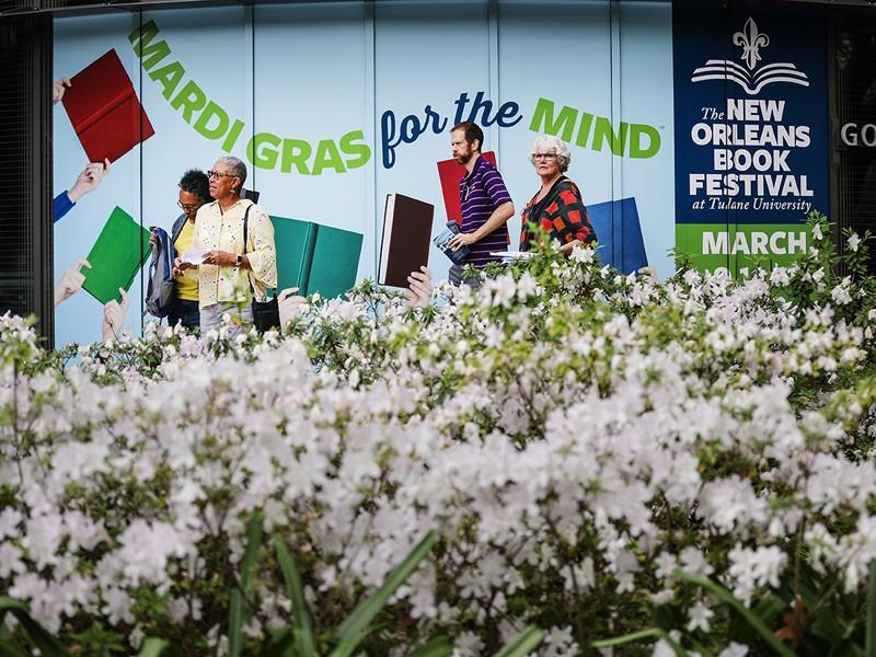 Mardi Gras for the Mind signage 