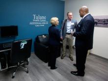 Tulane’s new Professional Athlete Care Team will provide comprehensive health assessment for former NFL players through the Milestone Wellness Assessment program. (Photo by Sabree Hill)