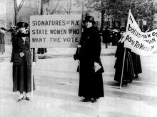 Suffragettes in New York, 1917