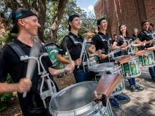  Orientation activities acquaint first-year students to life at Tulane.