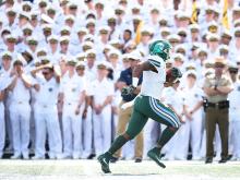 The Green Wave football team dropped a close one against the U.S. Naval Academy in Annapolis over the weekend. 