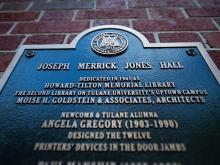 Joseph Merrick Jones Hall is the first in an ongoing series of building portraits.
