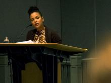 Tulane professor Jesmyn Ward won her second National Book Award with her new book, Sing, Unburied, Sing, and became the first woman to win the award on multiple occasions. (Photo by Paula Burch-Celentano)