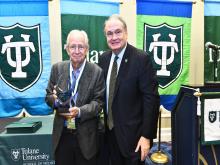 Steven Paul and President Mike Fitts