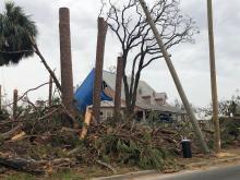 Hurricane Michael damage in Panama City Hurricane Michael damage in Panama City