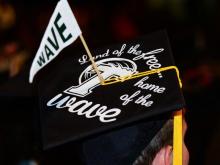 Tulane Commencement mortarboard