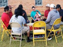 Social work professor works with Native American community.