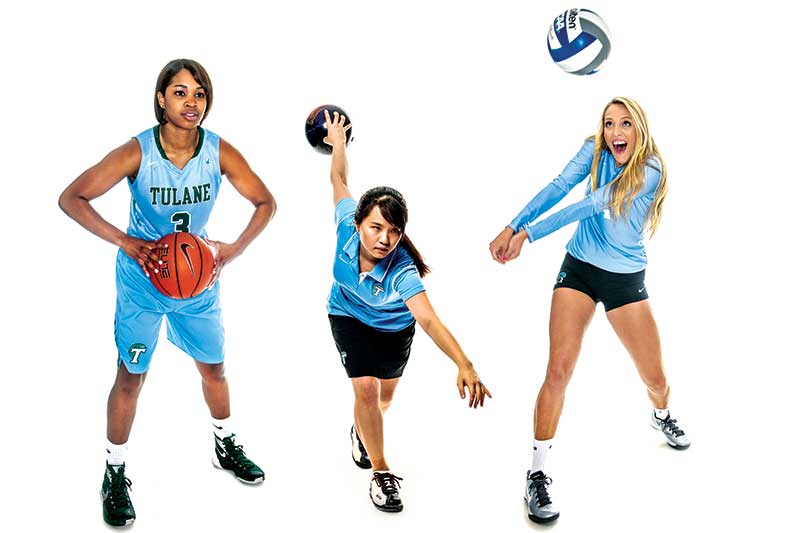 Women athletes of Tulane Women athletes of Tulane